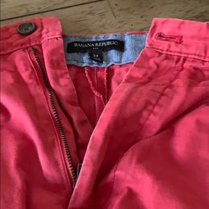 Banana Republic red shorts